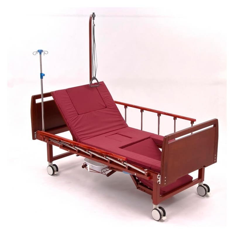 Медицинская механическая кровать с туалетным устройством MET KARDO