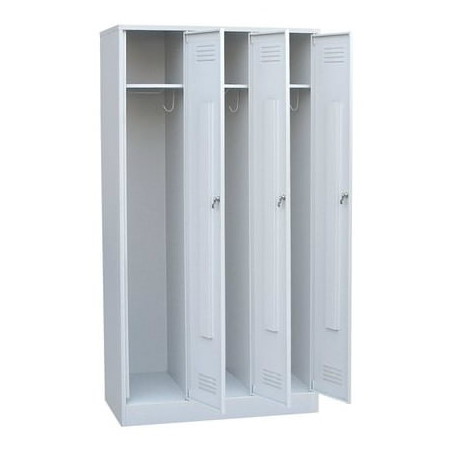Шкаф для одежды металлический двухсекционный ROM-33
