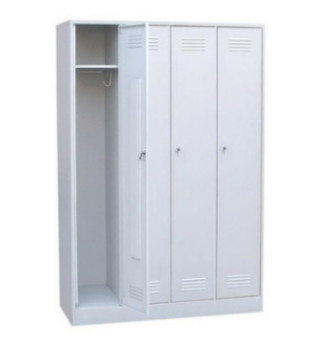 Шкаф для одежды металлический четырехстворчатый ROM-41